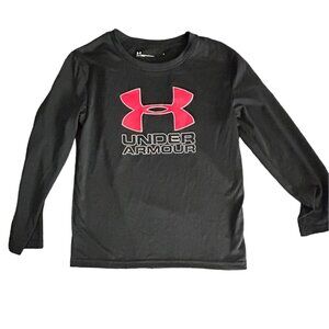 boys kids under armour black shirt size 7